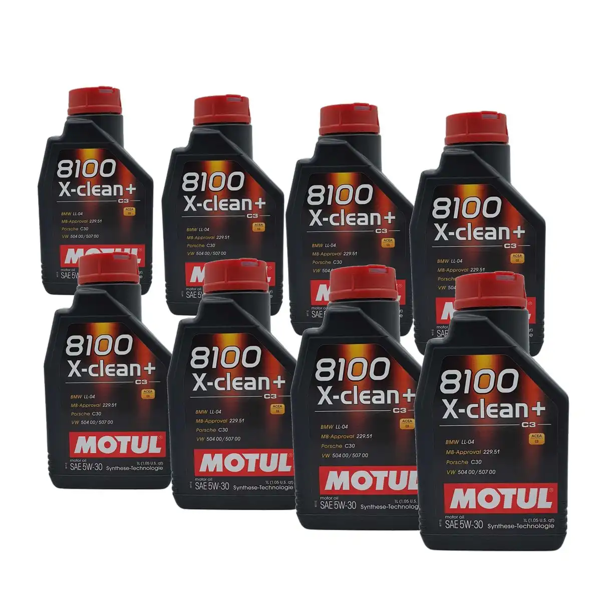 Motul 8100 X-clean+ 5W-30 8x1 Liter